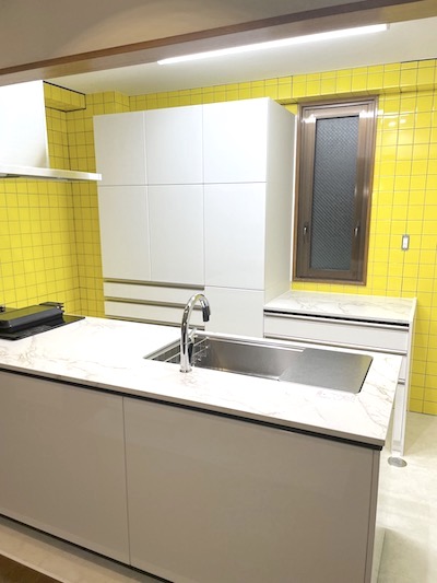 築40年のキッチンリフォーム工事-クリナップ最上級「セントロ」へ(名古屋市中区)